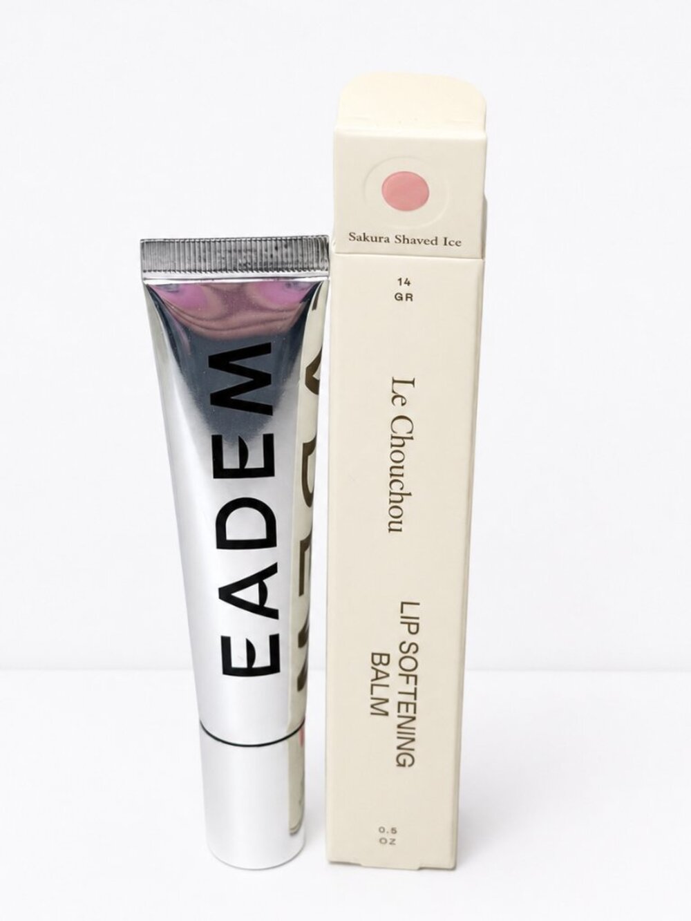 Eadem lip softening balm shade Sakura Shaved Iced NEW